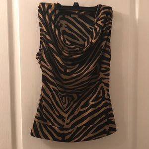 MICHEAL KORS ANIMAL PRINT BLOUSE